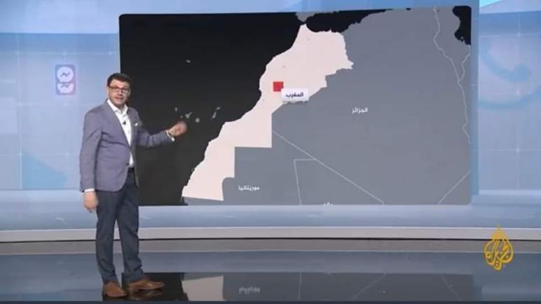 الإعلام الجزائري غاضب من قناة الجزيرة بسبب نشرهم لخريطة المغرب كاملة…نورالدين رزاق