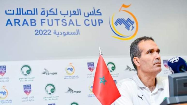 الدكيك يهنئ المنتخب العراقي ويؤكد جاهزية أسود الصالات للظفر بكأس العرب