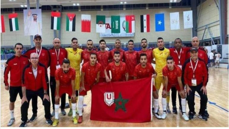 تألق المنتخب المغربي الجامعي في بطولة زايد لكرة القدم داخل القاعة بالإمارات