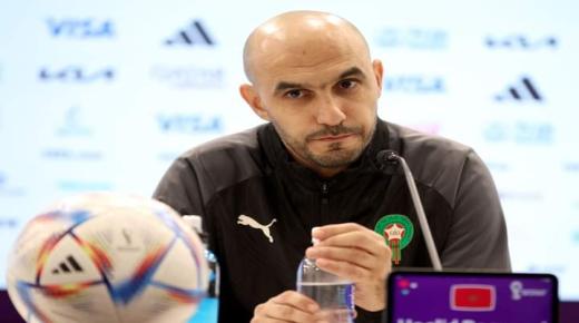 الناخب الوطني وليد الركراكي يعقد مؤتمرا صحفيا..