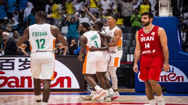 Mondial Basket-Ball 2023 : La Côte d’ivoire l’emporte sur L’Iran sur le score de (71-69).