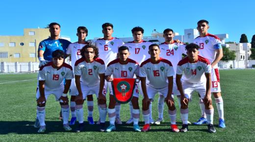 المنتخب المغربي للشباب يفوز على الجزائر في دوري شمال أفريقيا