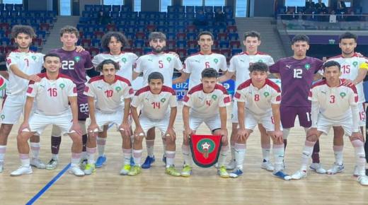منتخب “الفوتسال” للشباب يتوج بدوري ودي