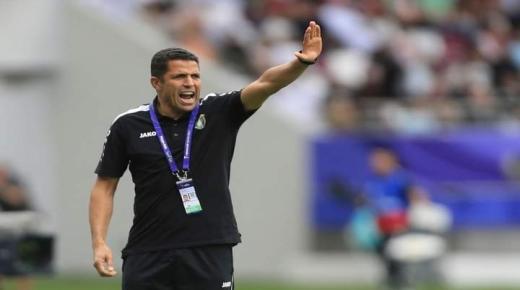 الإطار المغربي الحسين عموتة يخطط مع النشامى لما بعد كأس آسيا