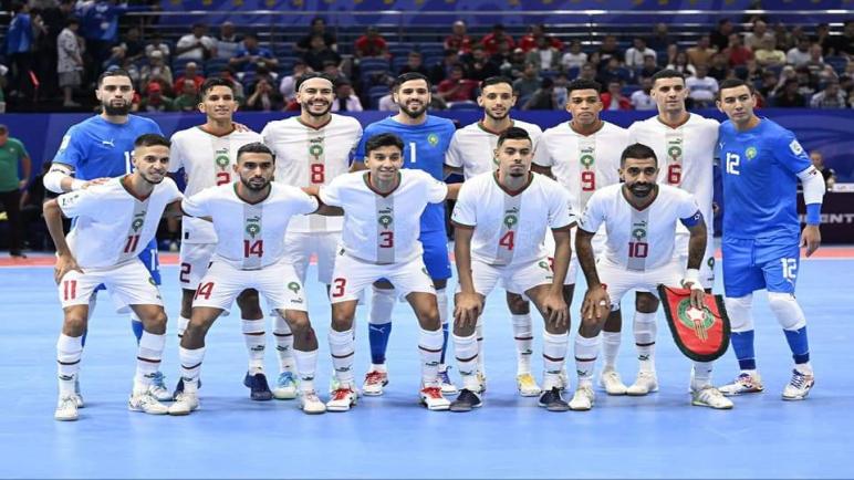 المنتخب الوطني لكرة القدم داخل القاعة يواجه منتخب إيران في ثمن نهائى كأس العالم