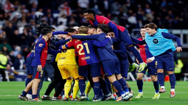 الكلاسيكو الأخير هذا الموسم ينتهي بفوز الكتالوني ويقربهم من الليغا