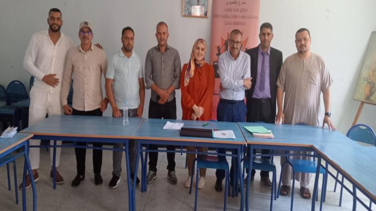 النجم الأحمر للتربية والثقافة والرياضة والتنمية الاجتماعية بمشرع بلقصيري تجدد هياكلها وتنتخب الدكتورة تورية بدوي رئيسة الجمعية